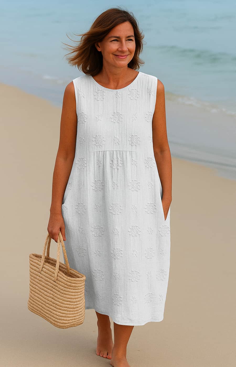 Maye - Elegant Dress with Pockets CØDE Toronto