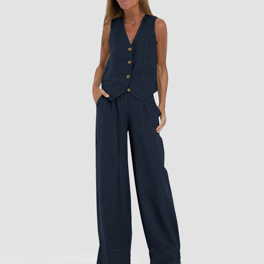 Elisa - Conjunto de Chaqueta y Pantalón Aviero Madrid