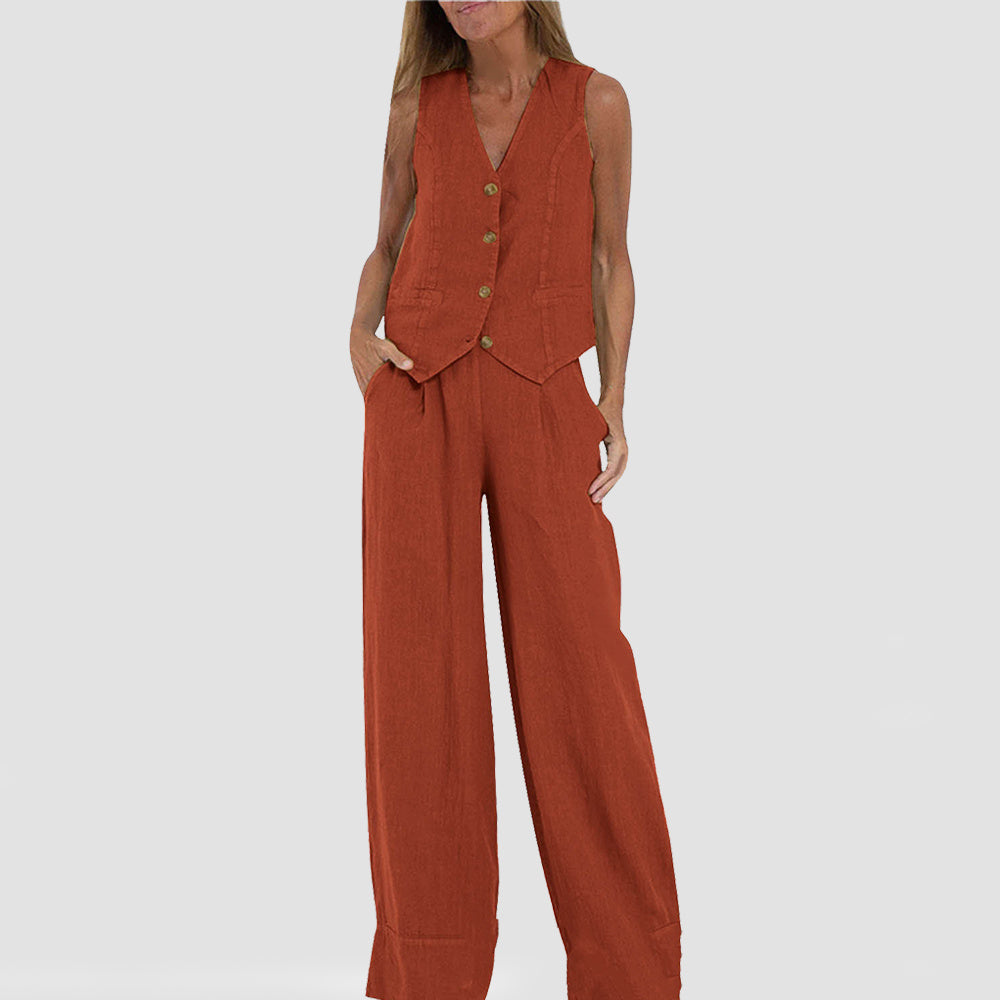 Elisa - Conjunto de Chaqueta y Pantalón Aviero Madrid