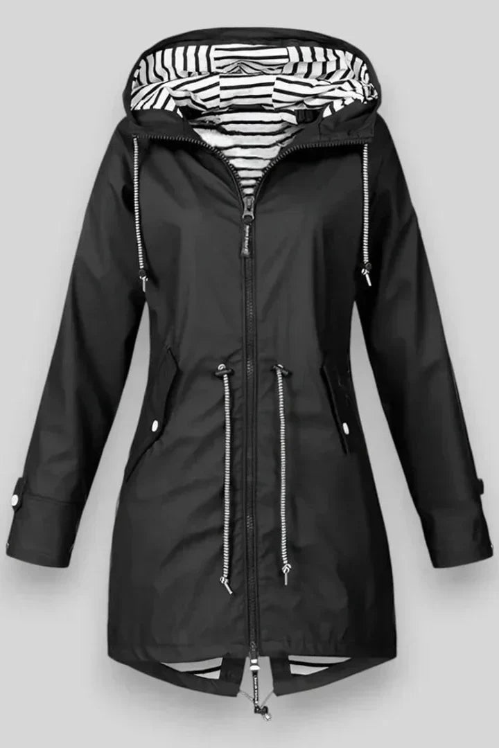 Chaqueta de Lluvia Impermeable Aria Estilosa para Uso Diario Valera Madrid