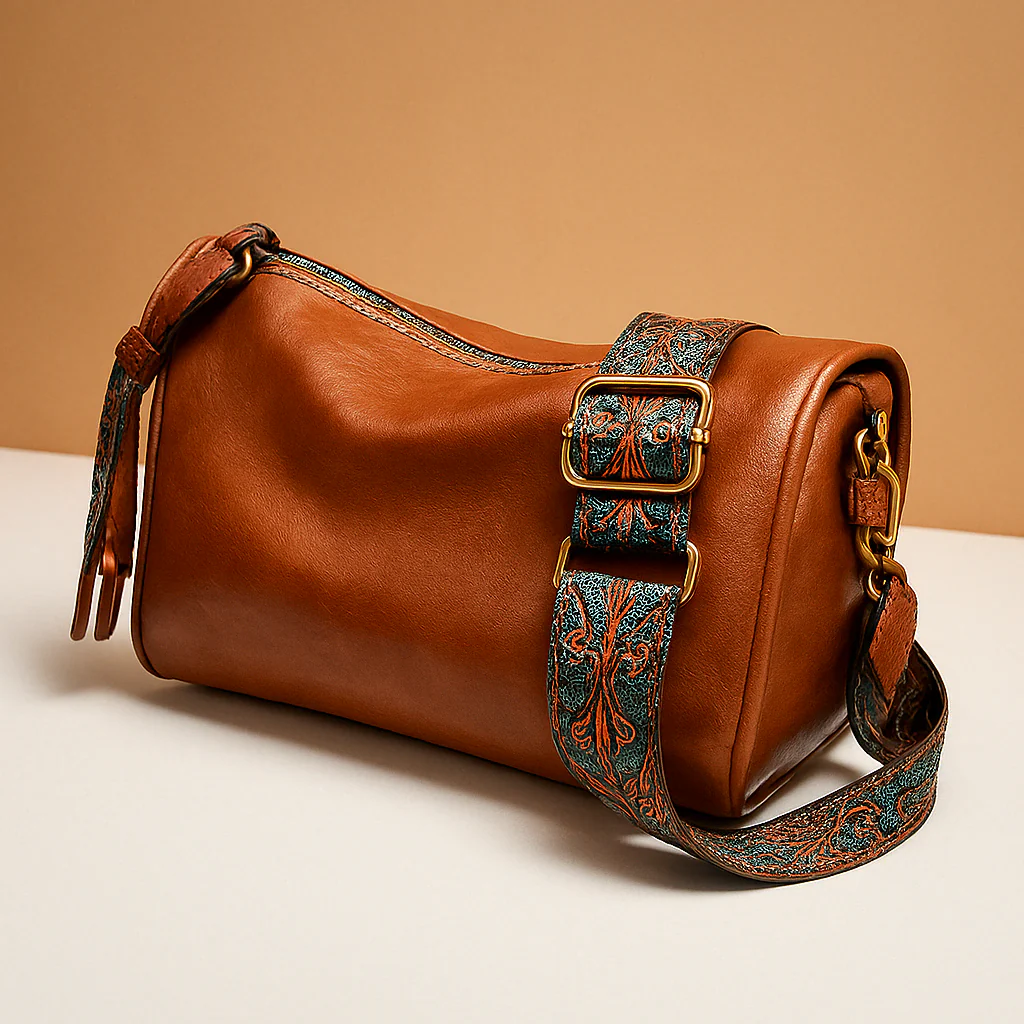 Gestructureerde crossbodytas met tijdloos design voor dames | Lianne Stilovero