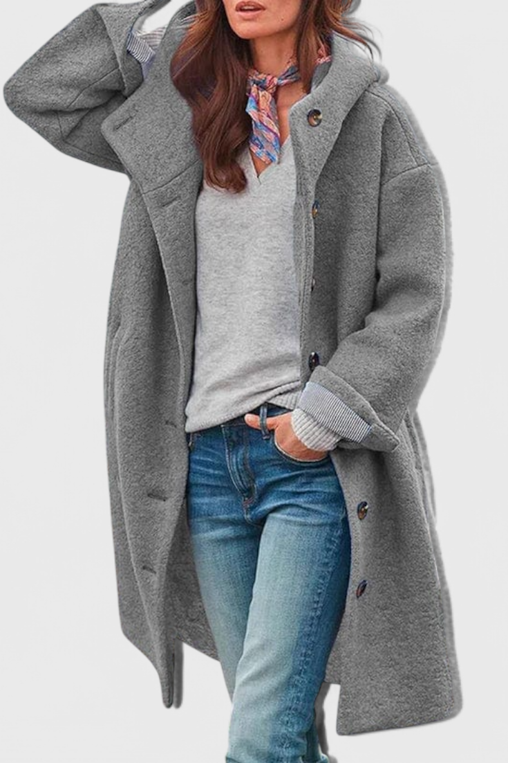 Penélope Abrigo de Invierno Elegante con Capucha Valera Madrid