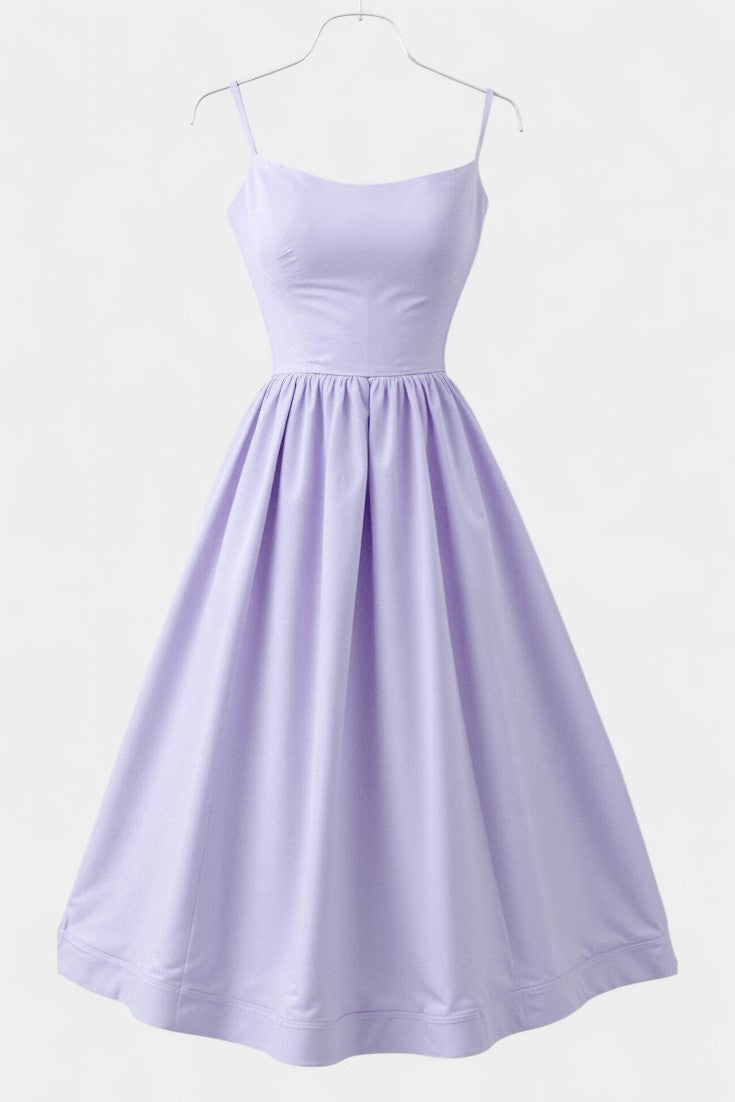 Marvelle - Vestido Midi Flowy Sin Mangas Aviero Madrid