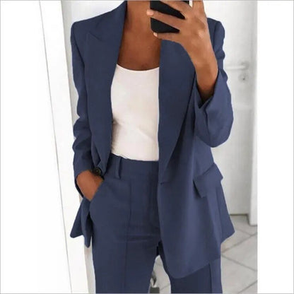Juliette - Elegante conjunto business [blazer + pantalón]. Aviero Madrid