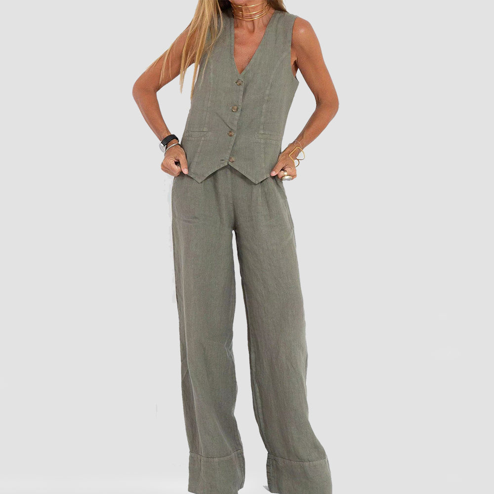 Elisa - Conjunto de Chaqueta y Pantalón Aviero Madrid