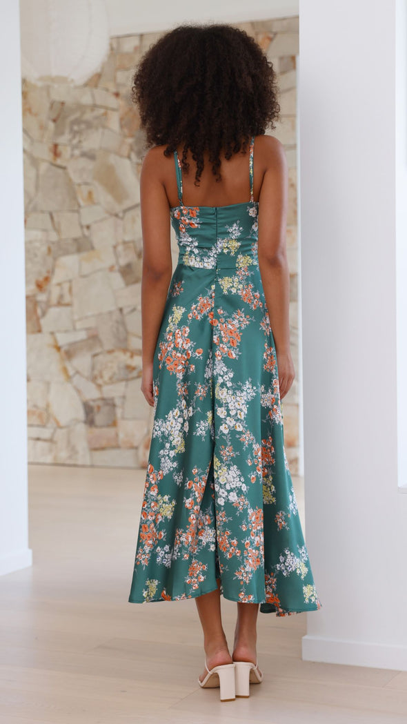 Gabriela - Vestido con estampado floral Aviero Madrid