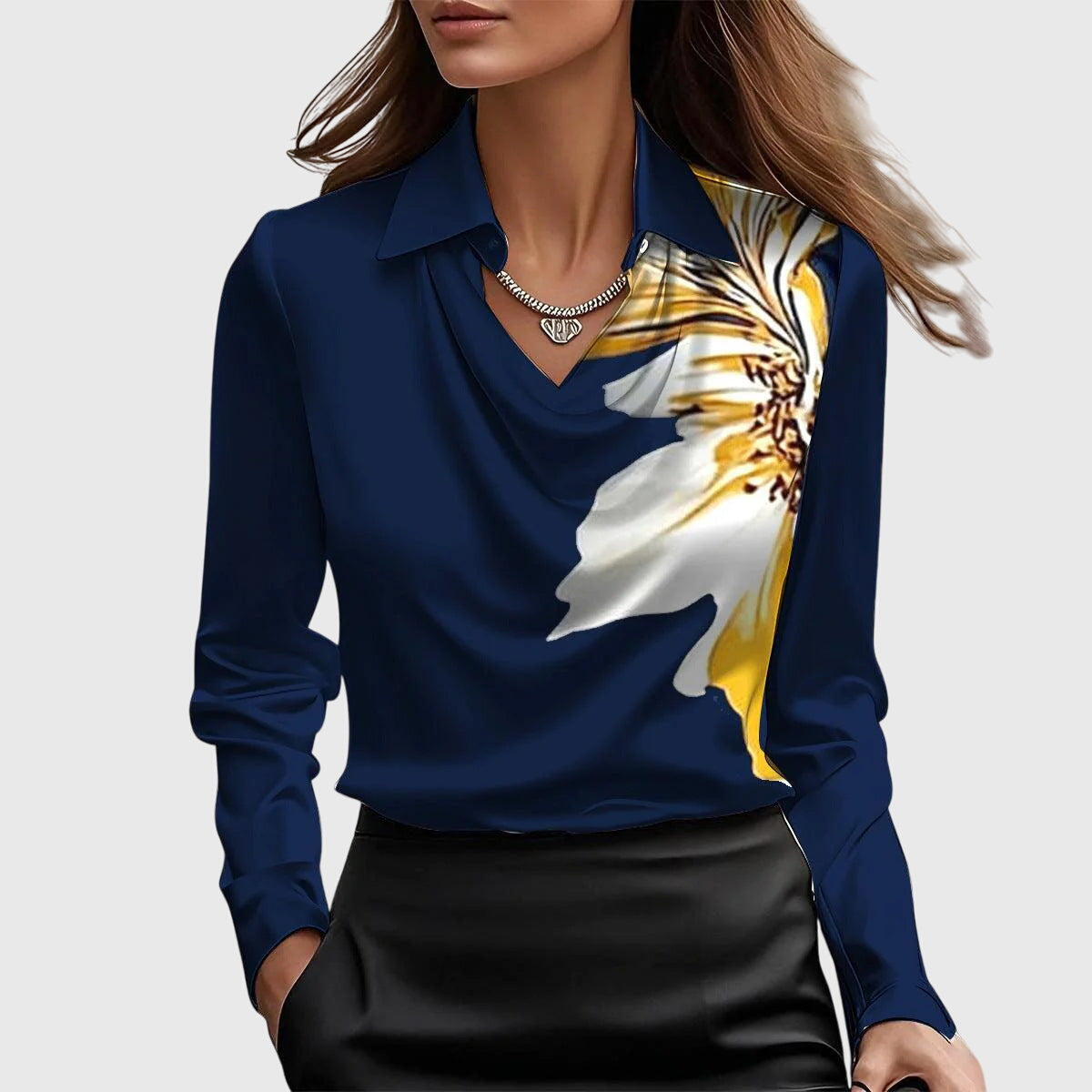 Elegance - Neckline  Blouse CØDE Toronto