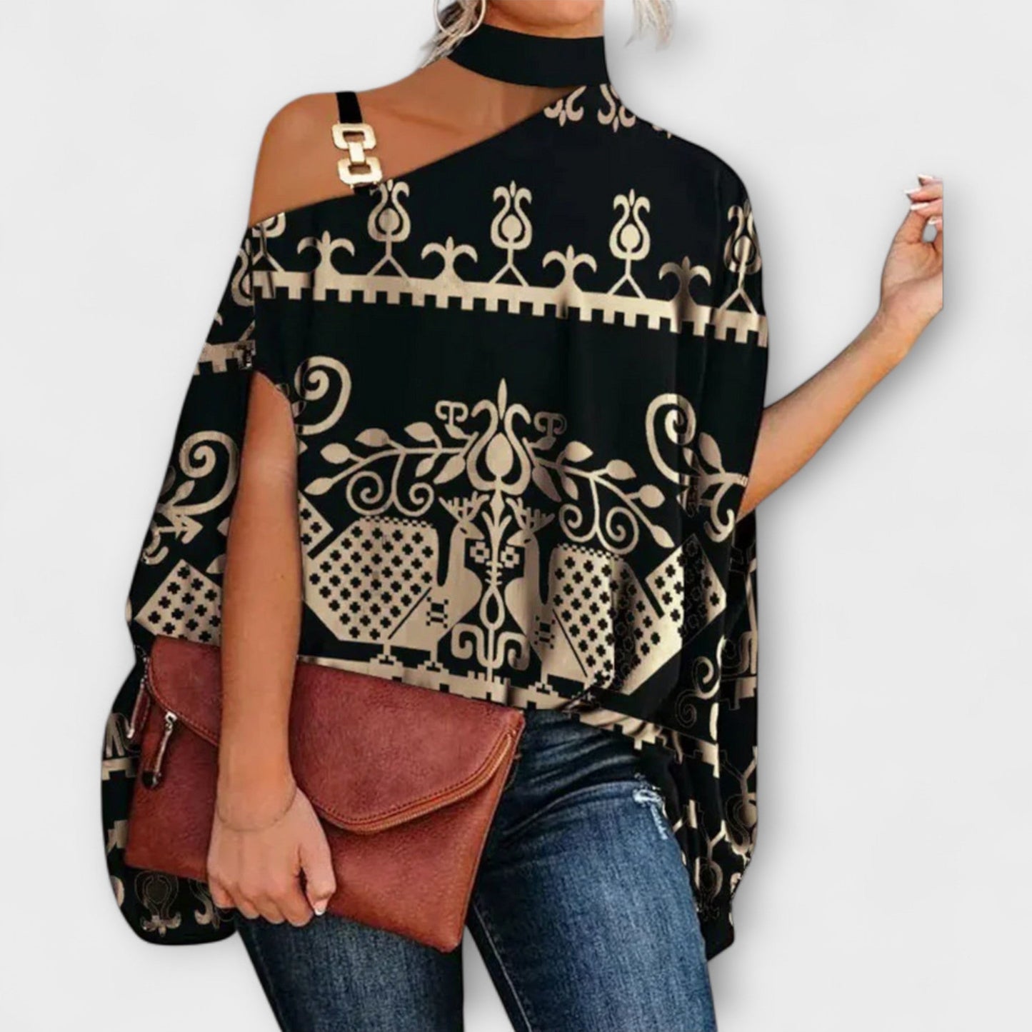 Callie - Blusa sin hombros para mujer Aviero Madrid