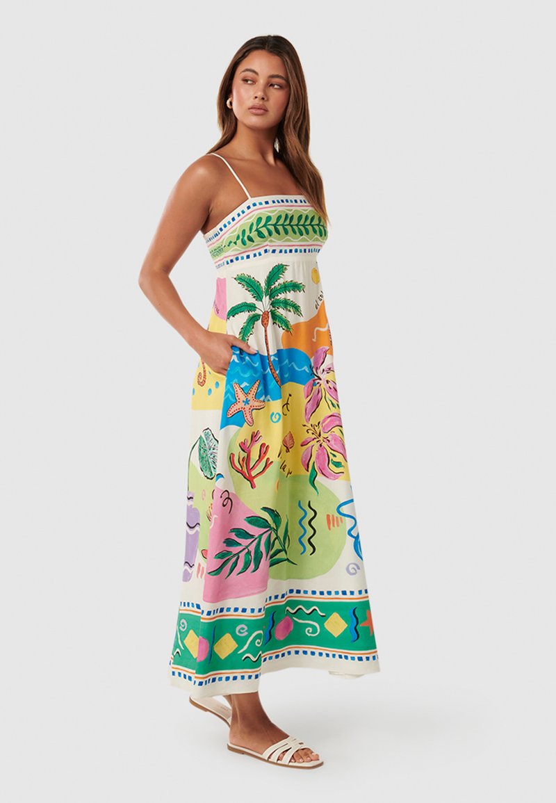 Ada- Midi vestido estampado Aviero Madrid