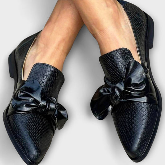 Claudia - Mocasín con detalle de lazo Aviero Madrid