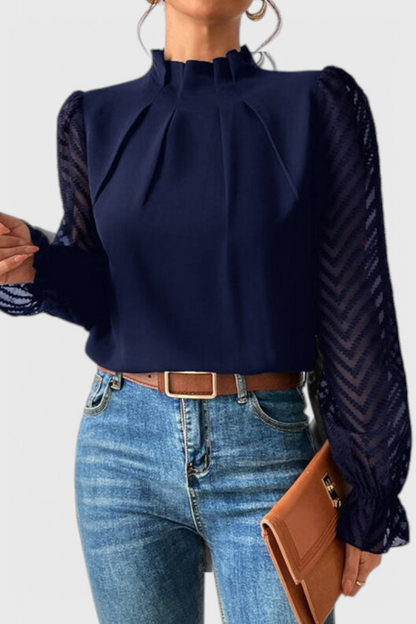 Marina- Blusa de Manga Larga Náutica Valera Madrid