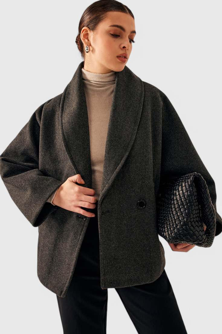 Helena Abrigo de Tweed Oversized Valera Madrid