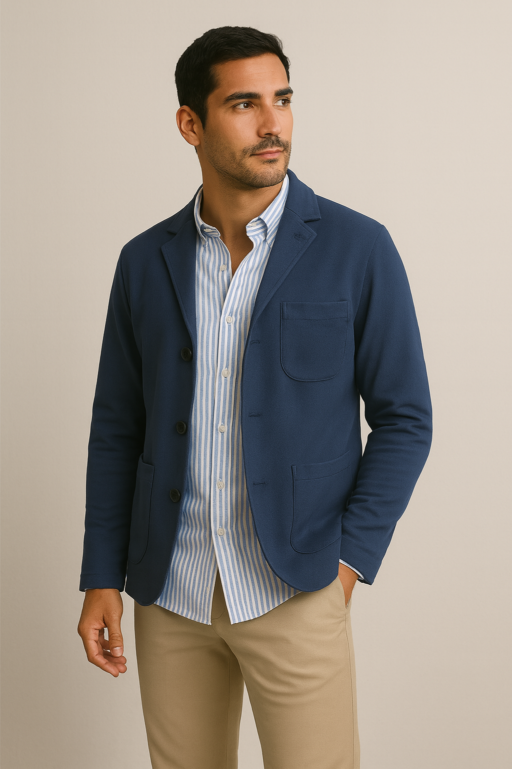 Miguelo - Americana elegante con bolsillos de solapa Aviero Madrid
