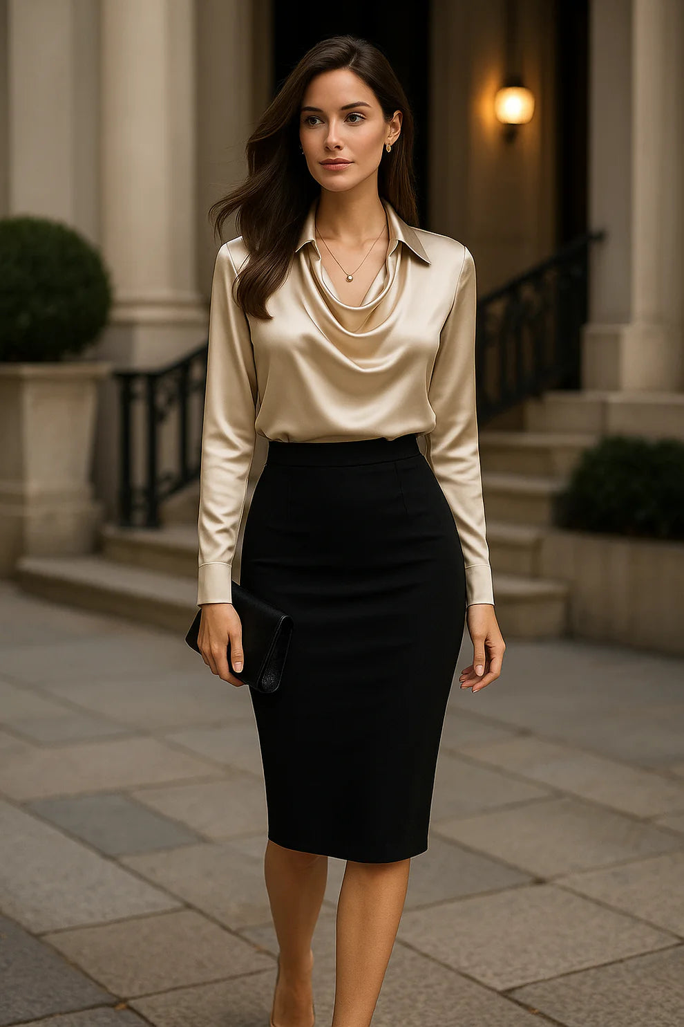 Elegance - Neckline  Blouse CØDE Toronto