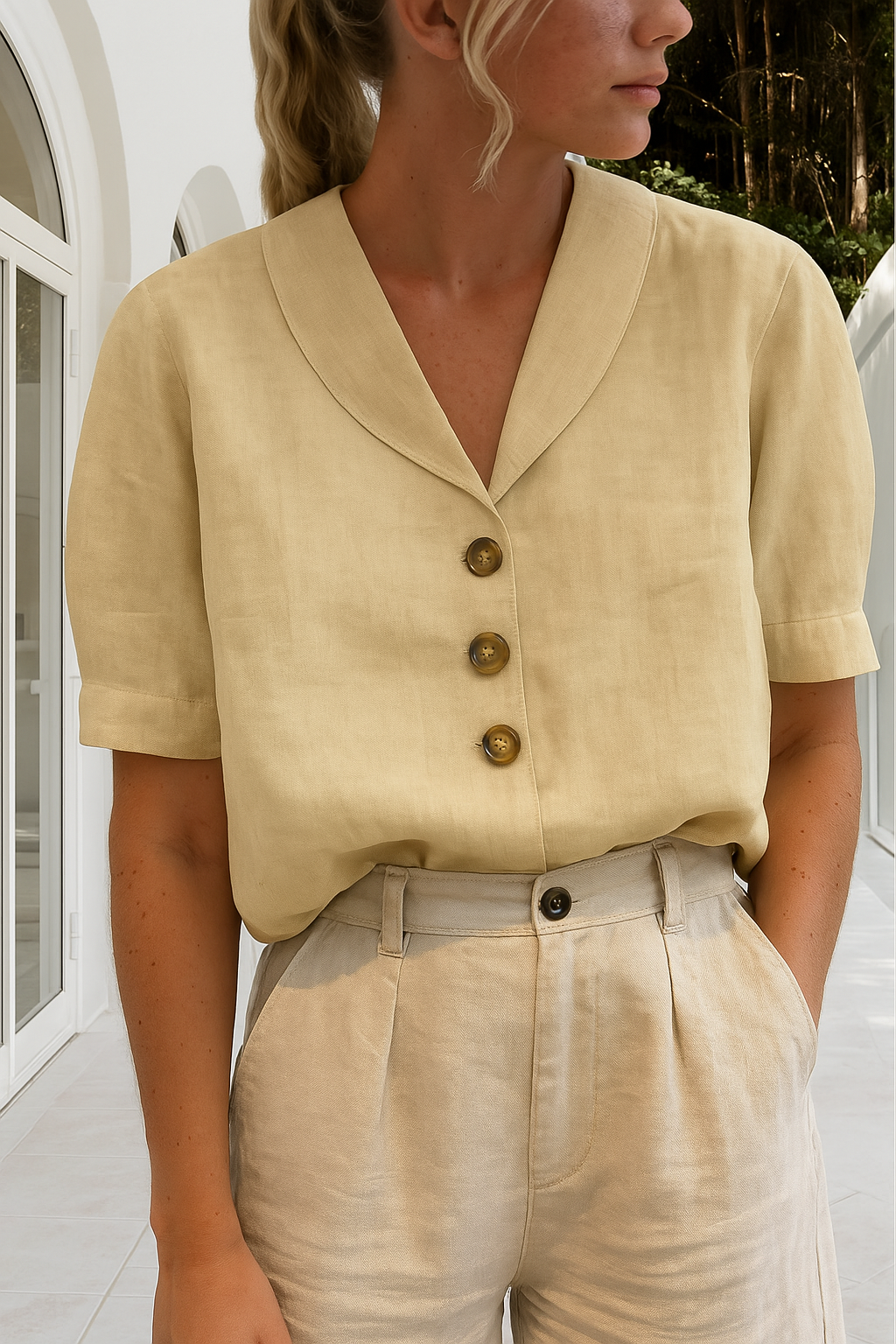 Dely -  Blusa elegante Aviero Madrid