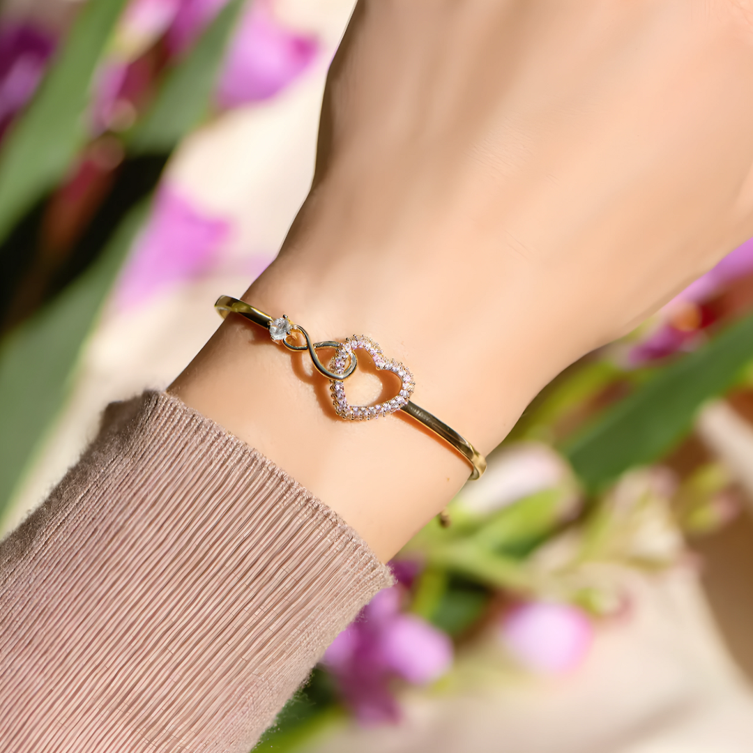 Pulsera Corazón Infinity Aviero Madrid