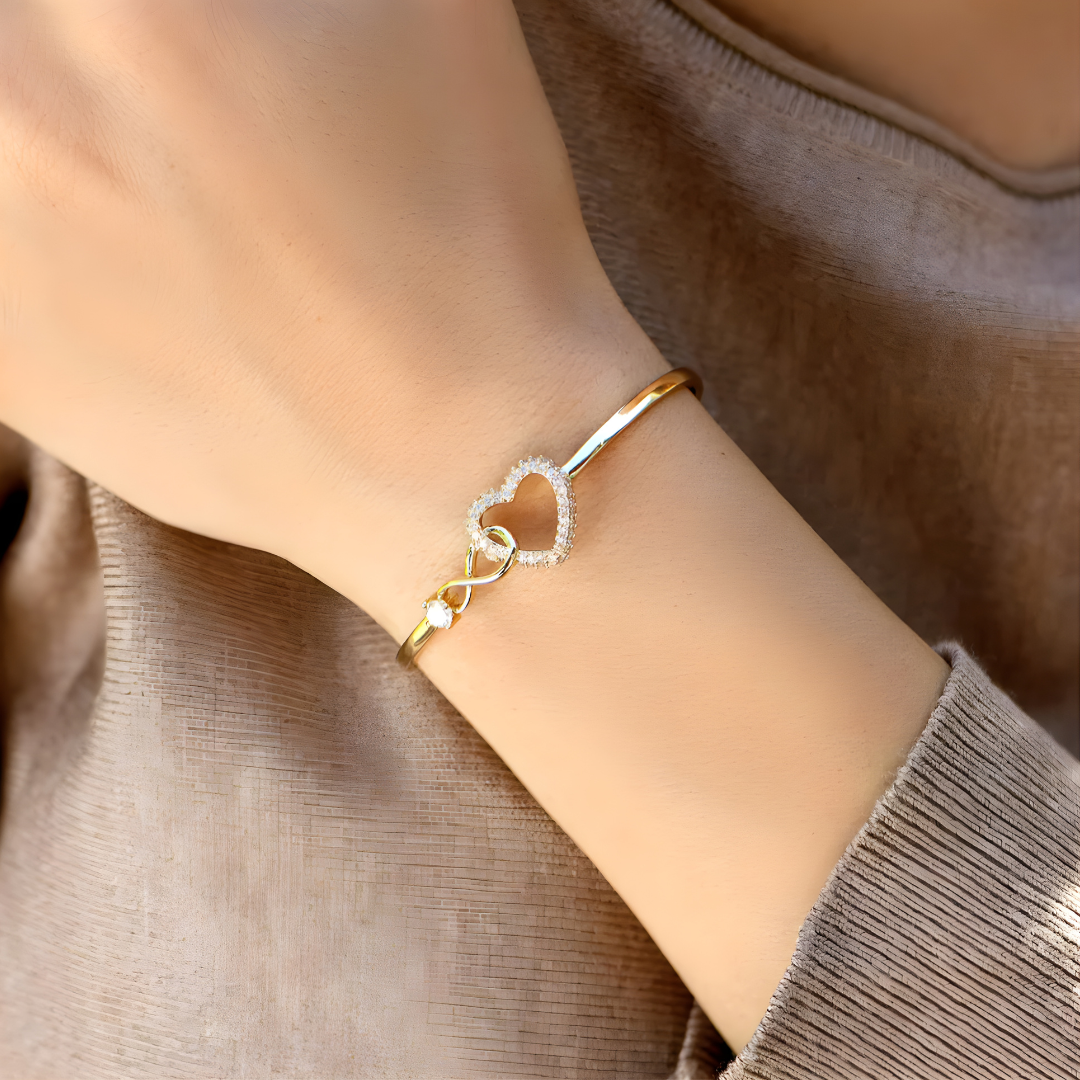 Pulsera Corazón Infinity Aviero Madrid
