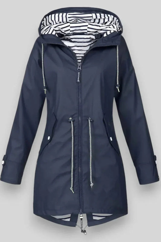 Chaqueta de Lluvia Impermeable Aria Estilosa para Uso Diario Valera Madrid