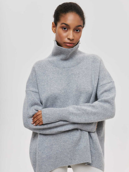 ¡PROMO ESPECIAL! 2x1 Cema – Jersey oversize con cuello alto Aviero Madrid