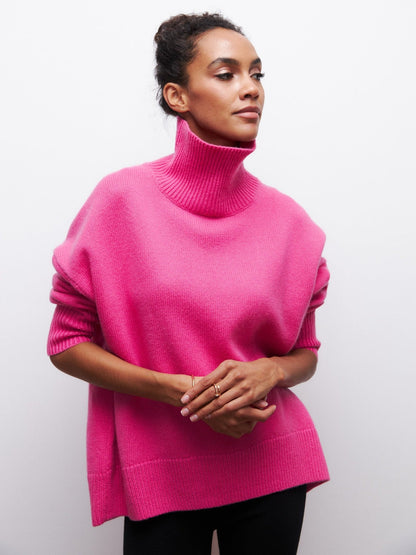 ¡PROMO ESPECIAL! 2x1 Cema – Jersey oversize con cuello alto Aviero Madrid
