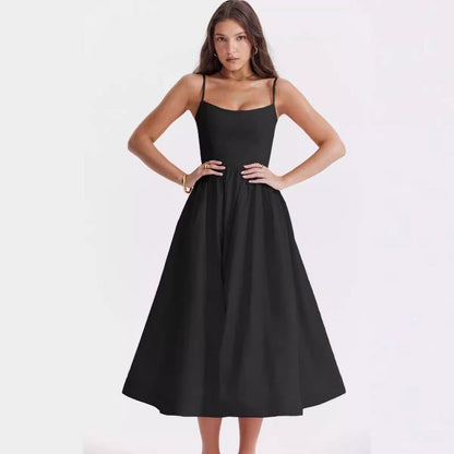 Marvelle - Vestido Midi Flowy Sin Mangas Aviero Madrid