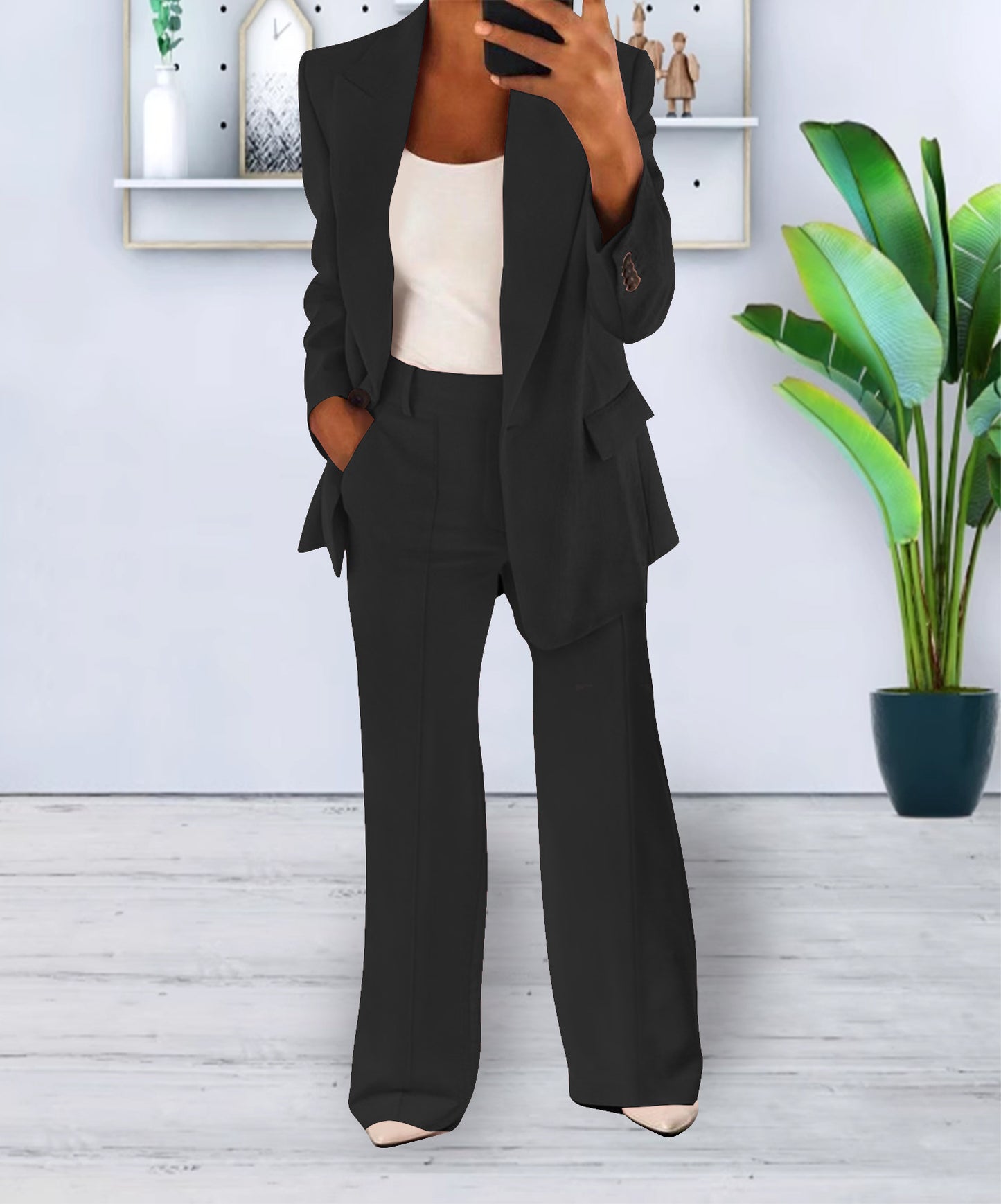 Juliette - Elegante conjunto business [blazer + pantalón]. Aviero Madrid