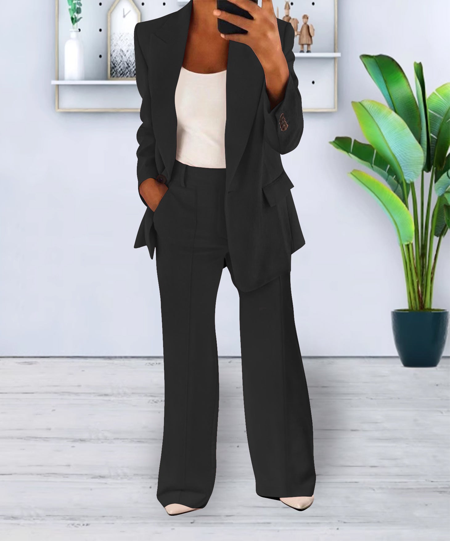 Juliette - Elegante conjunto business [blazer + pantalón]. Aviero Madrid