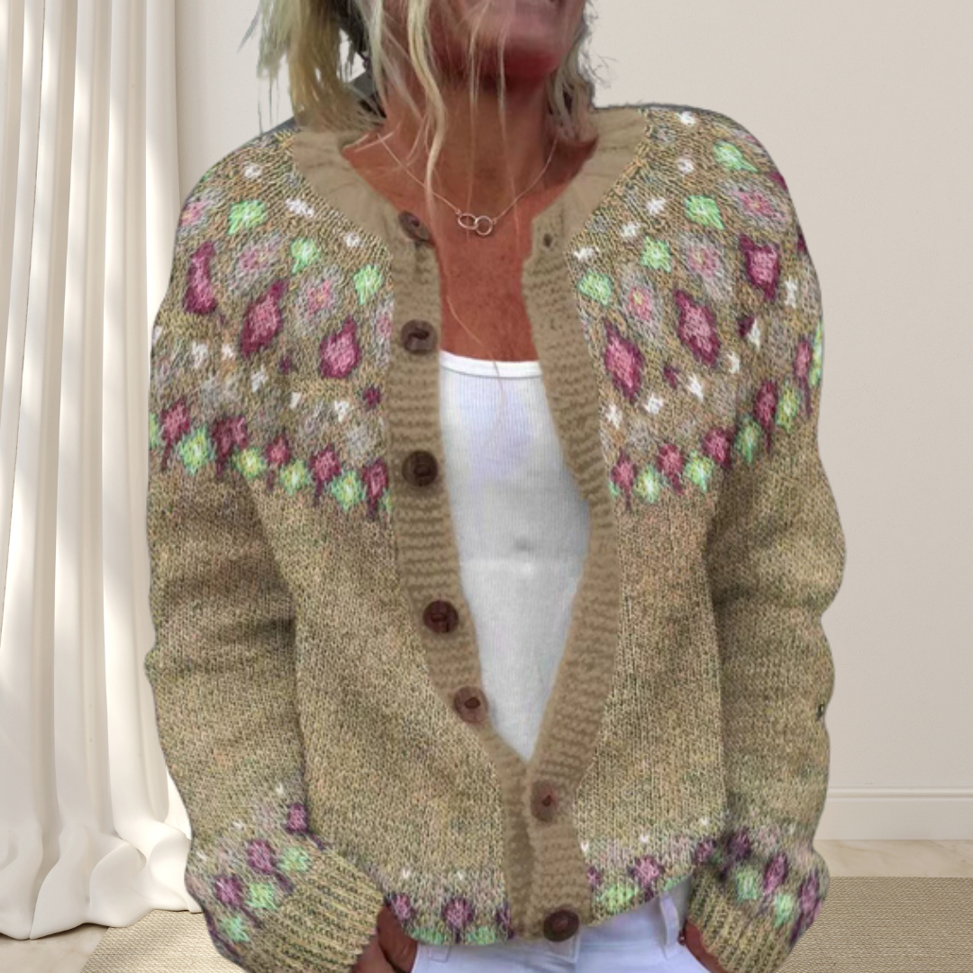 Lola™ | Cárdigan chic de punto Aviero Madrid