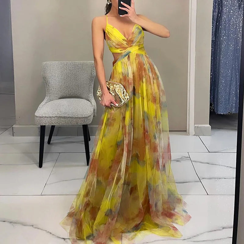 Annika - Mesh Maxi Dress CØDE Toronto