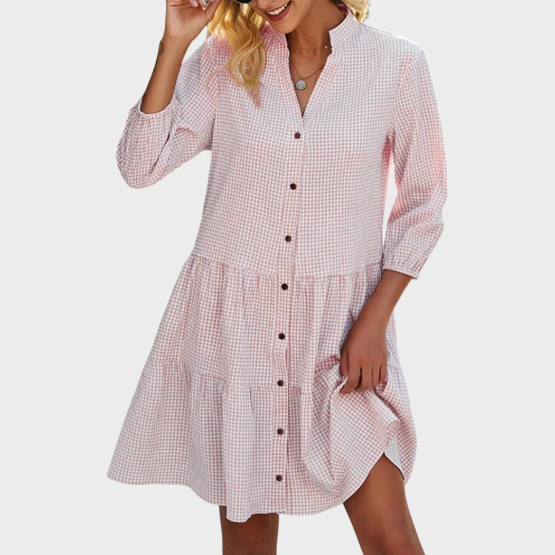 Shanna - Vestido Midi Fluido Aviero madrid