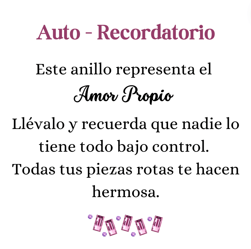 Anillo Esencia - Amor Propio Aviero madrid