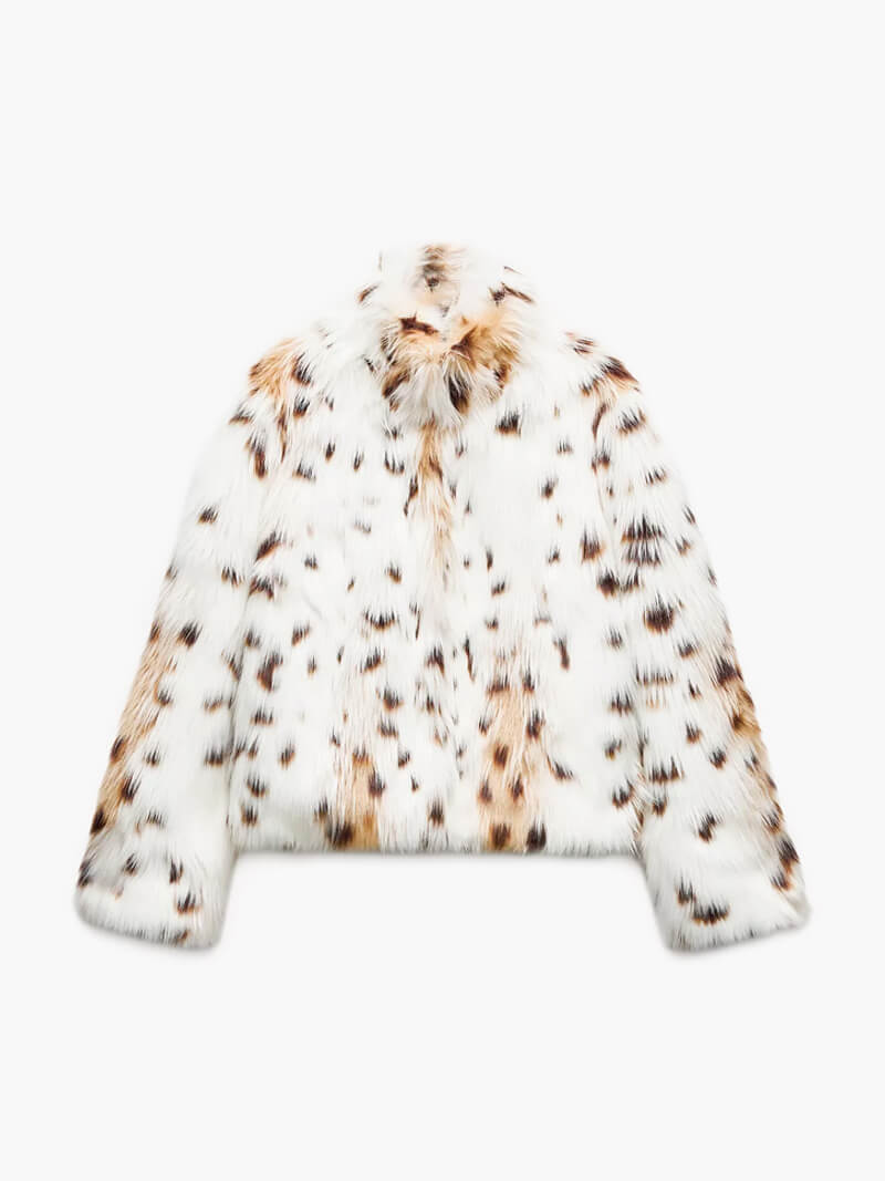 Abrigo animal print Aviero Madrid