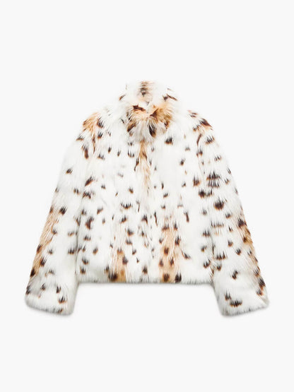 Abrigo animal print Aviero Madrid
