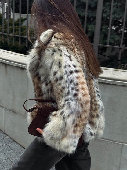 Abrigo animal print Aviero Madrid