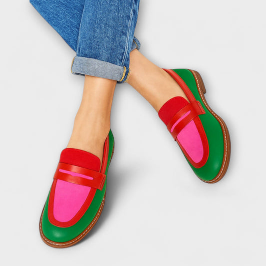 Nyla – Mocasines de Color en Estilo Casual Aviero Madrid