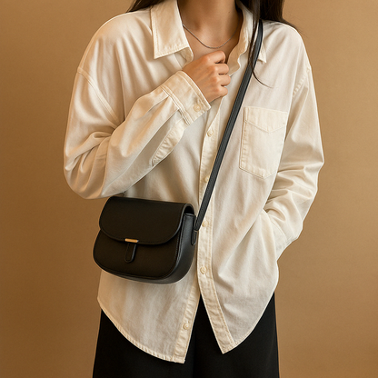 Compacte crossbodytas met tijdloos design voor dames | Yara Stilovero