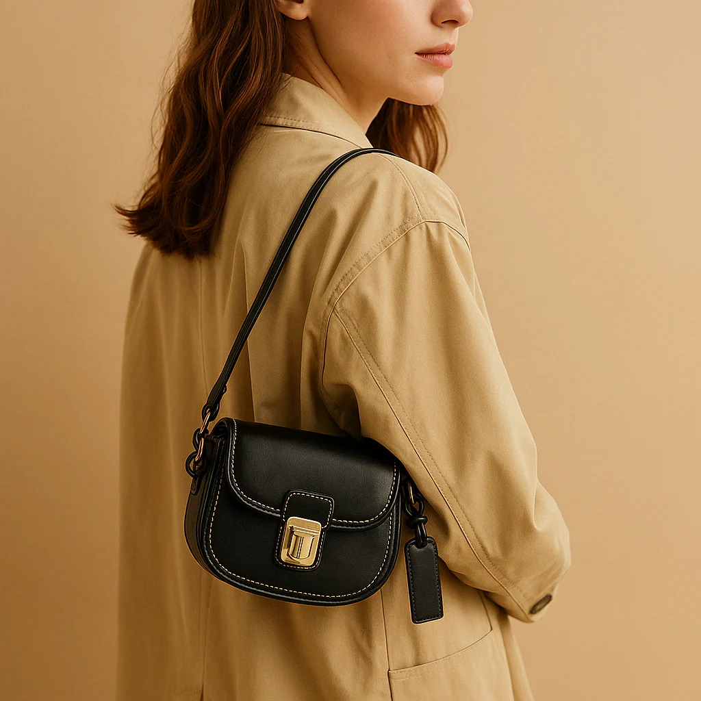 Crossbodytas met klepsluiting en tijdloos design voor dames | Veerle Stilovero