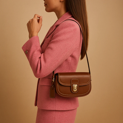Crossbodytas met klepsluiting en tijdloos design voor dames | Veerle Stilovero