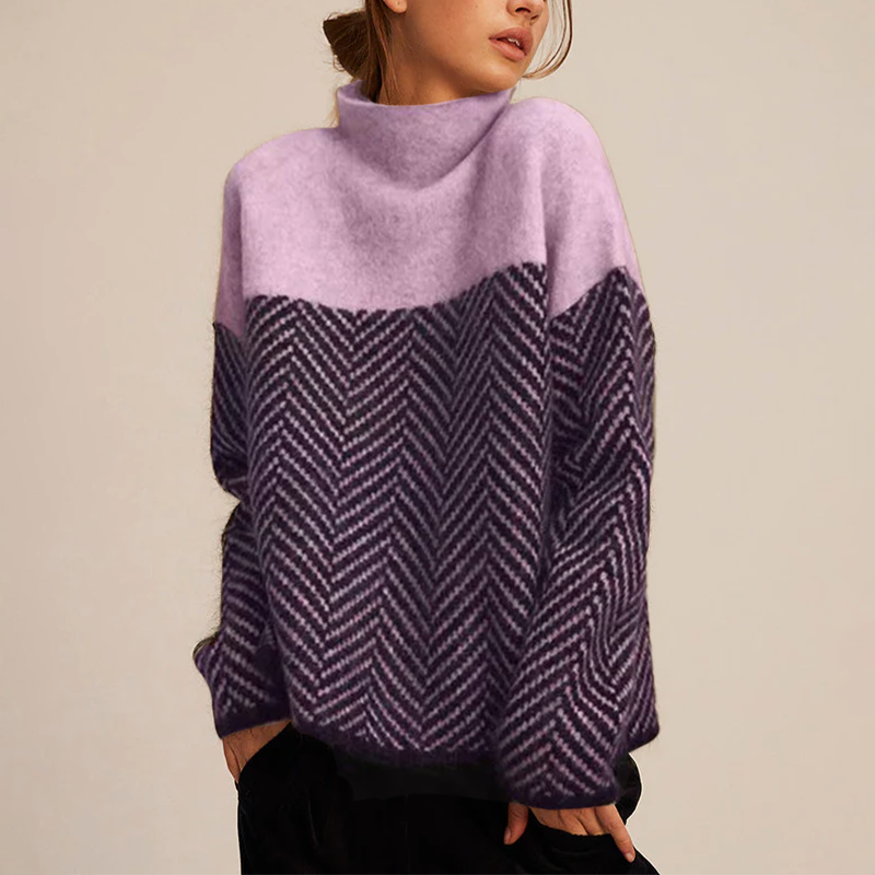 Beatriz™ | Suéter de Cuello Alto Aviero Madrid