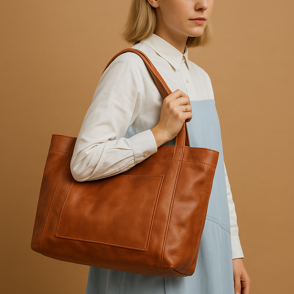 Elegante handgemaakte schoudertas van kunstleer voor dames | Femke Stilovero
