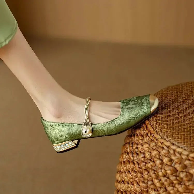 Estelle - Leather Mary Janes CØDE Toronto