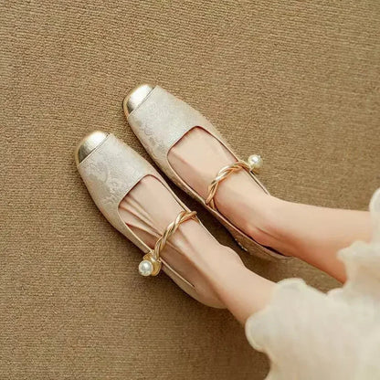 Estelle - Leather Mary Janes CØDE Toronto