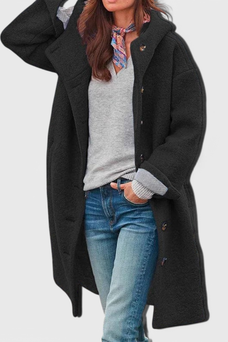 Penélope Abrigo de Invierno Elegante con Capucha Valera Madrid