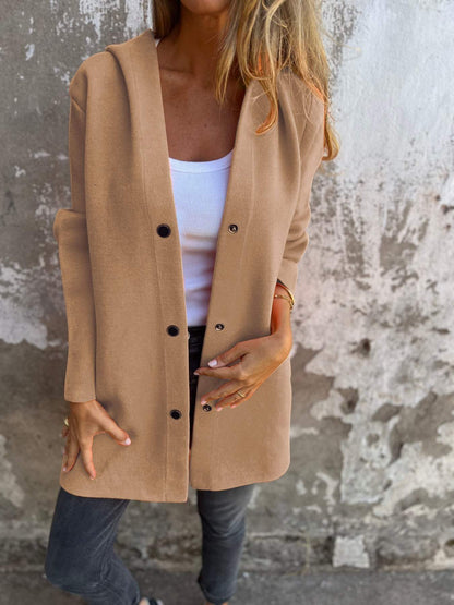 Fernanda™ | Chaqueta con Capucha Elegante Aviero Madrid