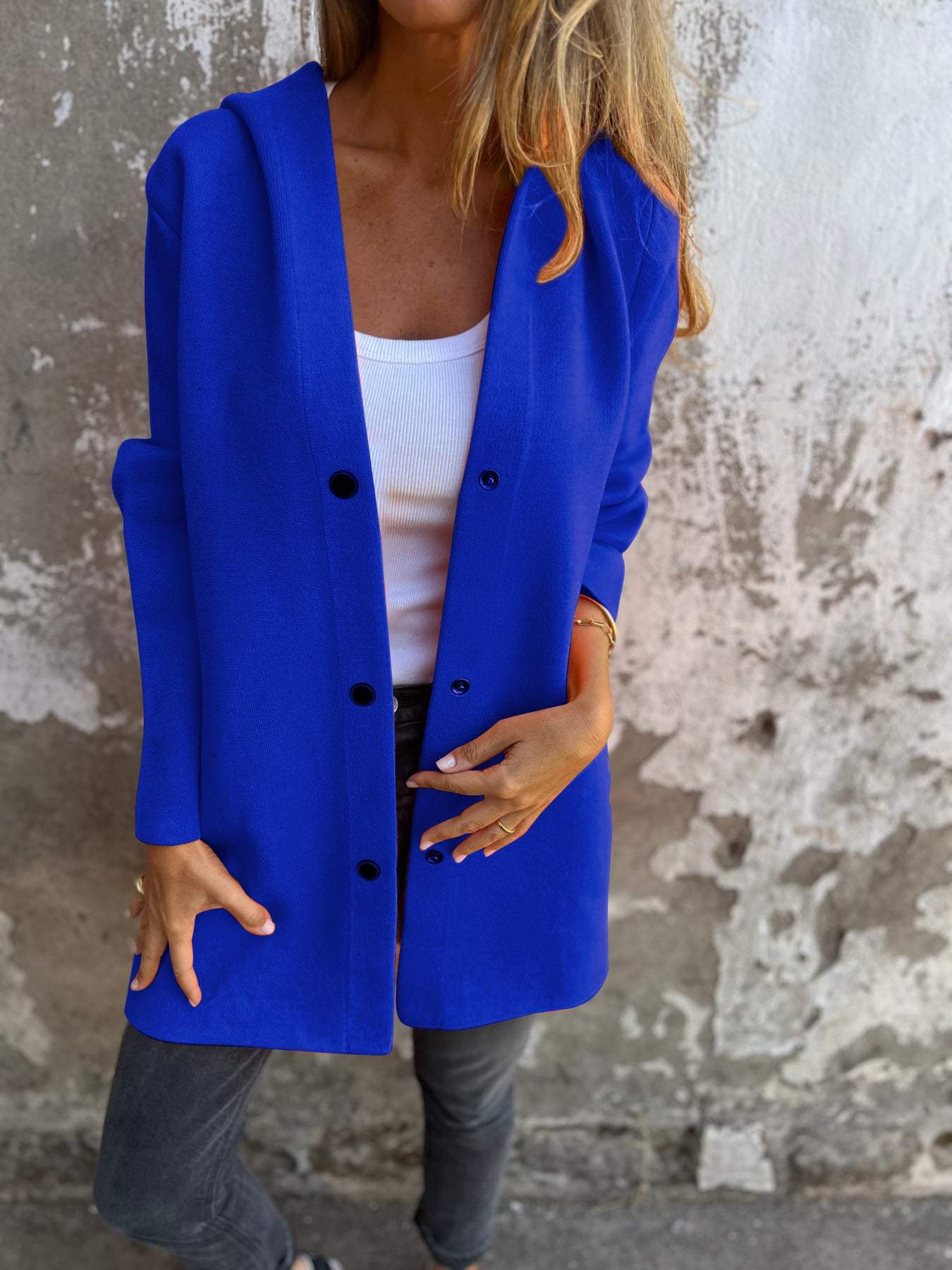 Fernanda™ | Chaqueta con Capucha Elegante Aviero Madrid