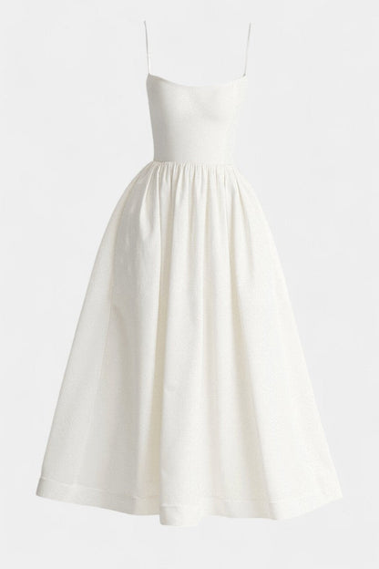 Marvelle - Vestido Midi Flowy Sin Mangas Aviero Madrid
