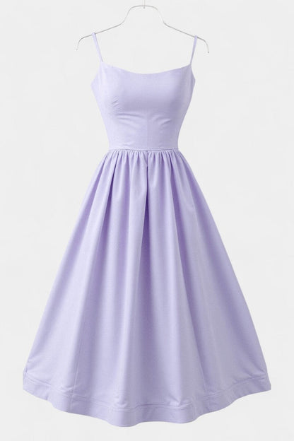 Marvelle - Vestido Midi Flowy Sin Mangas Aviero Madrid