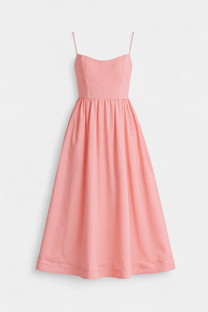Marvelle - Vestido Midi Flowy Sin Mangas Aviero Madrid