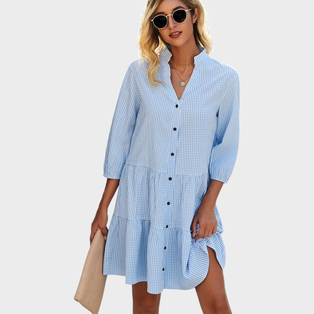 Shanna - Vestido Midi Fluido Aviero madrid