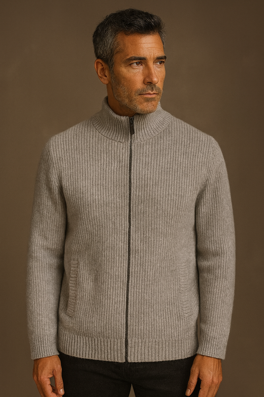 Armando - Chaleco Seychellen Cashmere Ribbed Aviero Madrid